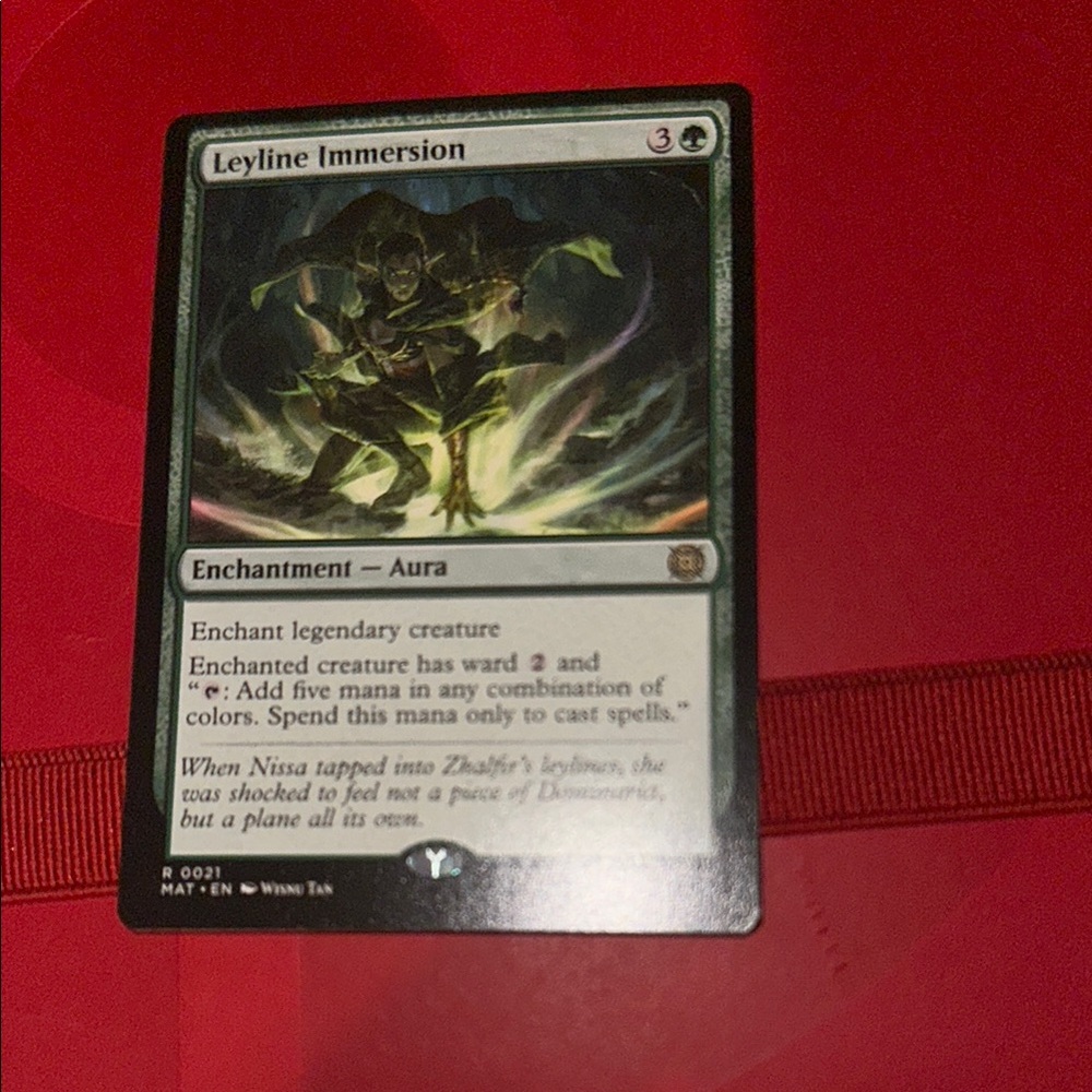 Magic: The Gathering Leyline Immersion Card - Black and Green